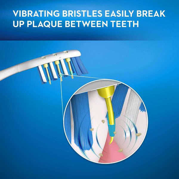 Oral B Battery Toothbrush (Pulsar 3D White Luxe) 1's - Image 5