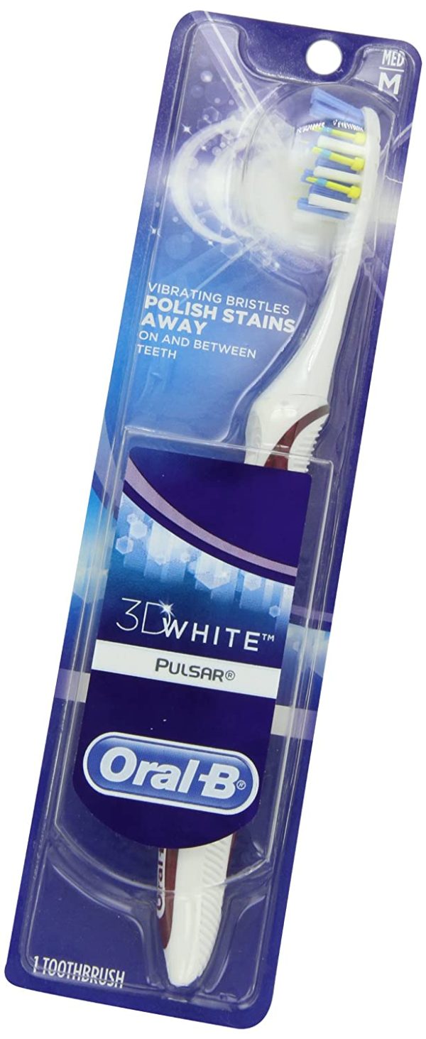 Oral B Battery Toothbrush (Pulsar 3D White Luxe) 1's - Image 8