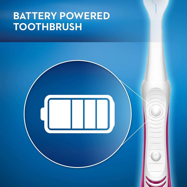 Oral B Battery Toothbrush (Pulsar 3D White Luxe) 1's - Image 4