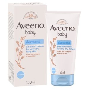 Aveeno BABY Dermexa Emollient Cream Dry,Itchy Skin 150ml