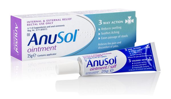 Anusol Ointment for internal and external piles 25g
