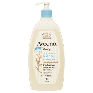 Aveeno BABY Daily Moisture Wash & Shampoo 532ml