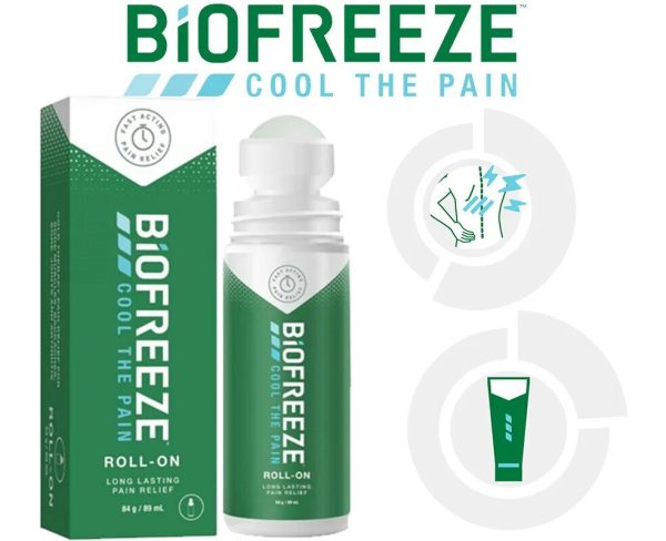 Biofreeze Pain Relief Roll-On (84g) - Image 2