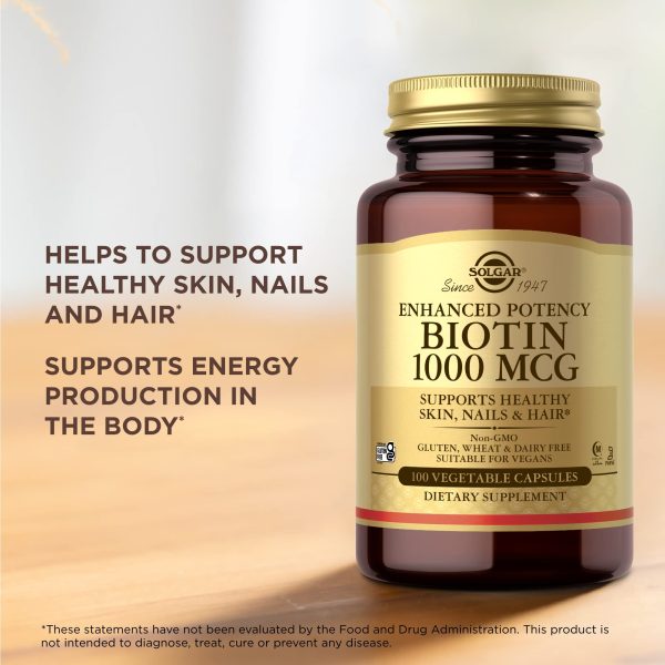 Solgar Biotin 1000mcg VCaps 100's
