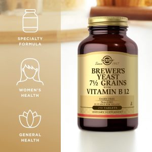 Solgar Brewer’s Yeast 7.5 Grains with Vitamin B12 250's
