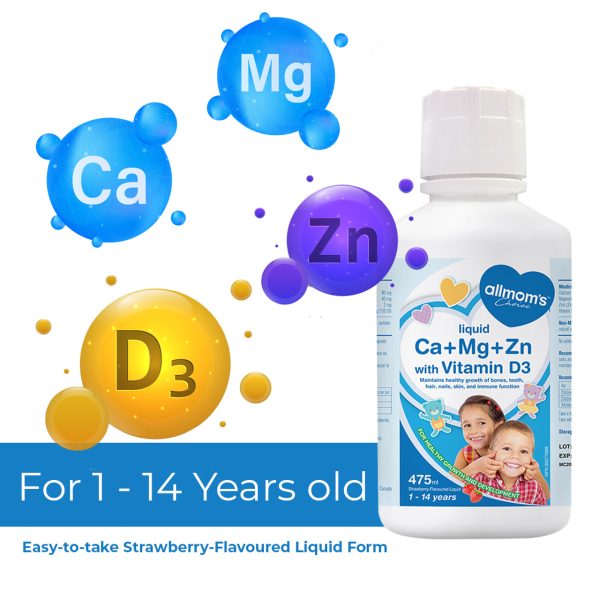 Allmom's Choice Calcium/Magnesium/Zinc With Vitamin D3 Liquid - Image 3