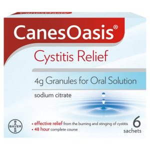 Canesoasis (Sodium Citrate) Cystitis Relief Sachets 6’s