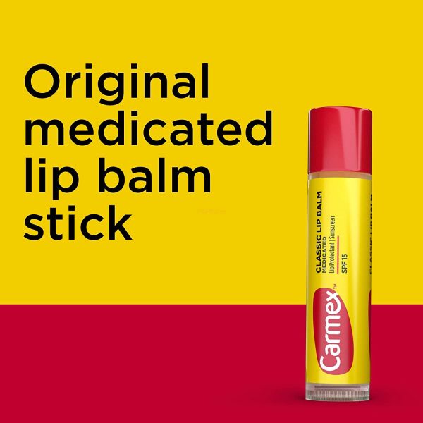 Carmex Classic Medicated Lip Balm Stick with SPF 15 4.25g
