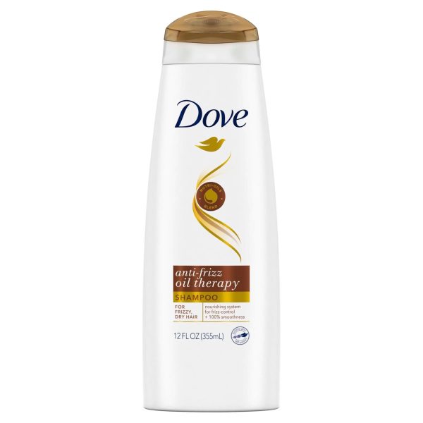 Dove Anti-Frizz Oil Therapy Hair Shampoo 355ml
