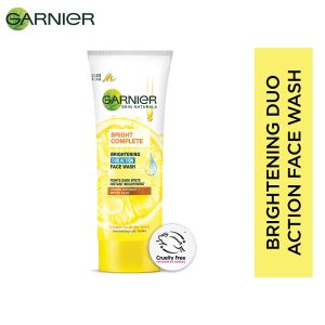 Garnier Bright Complete BRIGHTENING DUO ACTION Face Wash 100g