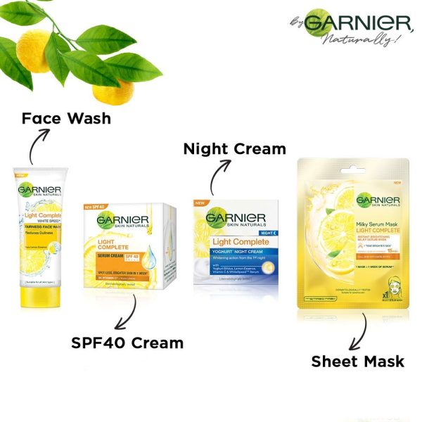 Garnier Bright Complete VITAMIN C SPF40/PA+++ Serum Cream 45g - Image 7