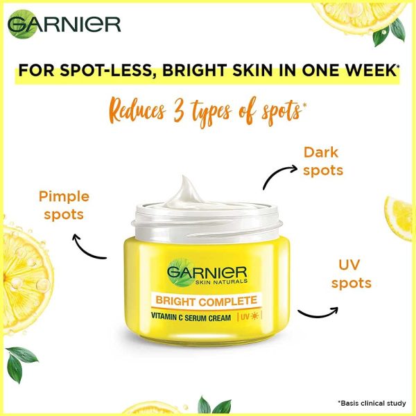 Garnier Bright Complete Vitamin C Serum Cream UV, 45g - Image 2