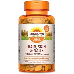 Sundown Naturals, Hair, Skin & Nails Tablets