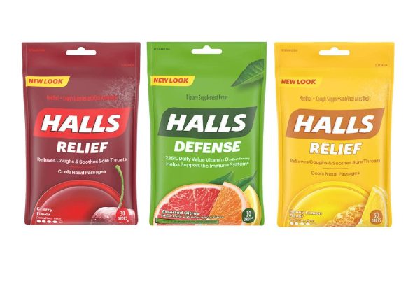 Halls Coughs & Sore Throat Drops 25's/30's