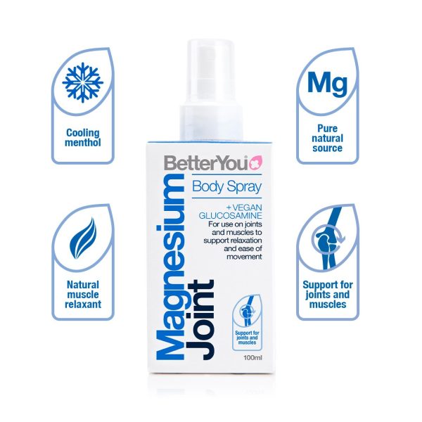 Better you Magnesium Joint Body Spray 100ml-With Glucosamine - Image 2