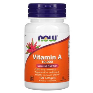 Now Foods, Vitamin A, 10000 IU, 100 Softgels