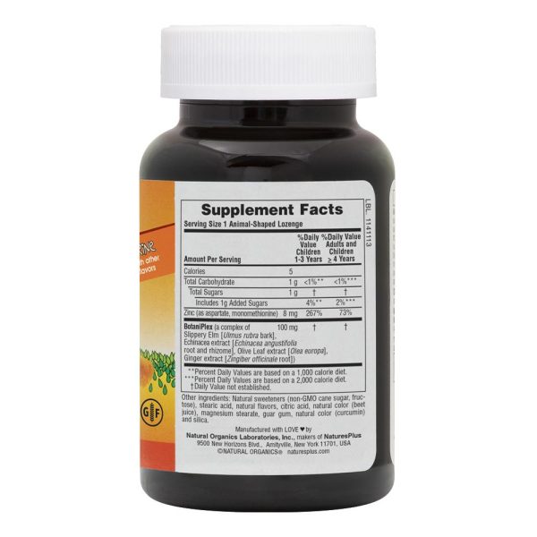 Buy Nature's Plus Animal Parade KidZinc Lozenges 90's - Image 2