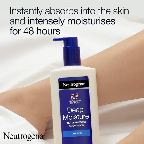 Neutrogena Deep Moisture Fast Absorbing Body Lotion for Dry Skin 250ml