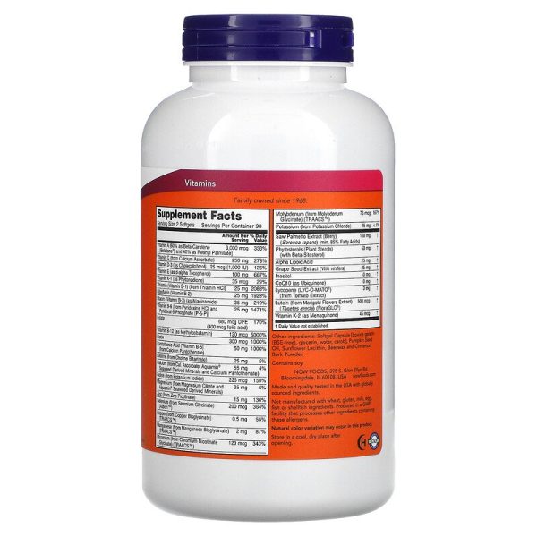 Now Foods, ADAM, Superior Men's Multi, 60 Softgels - Image 2