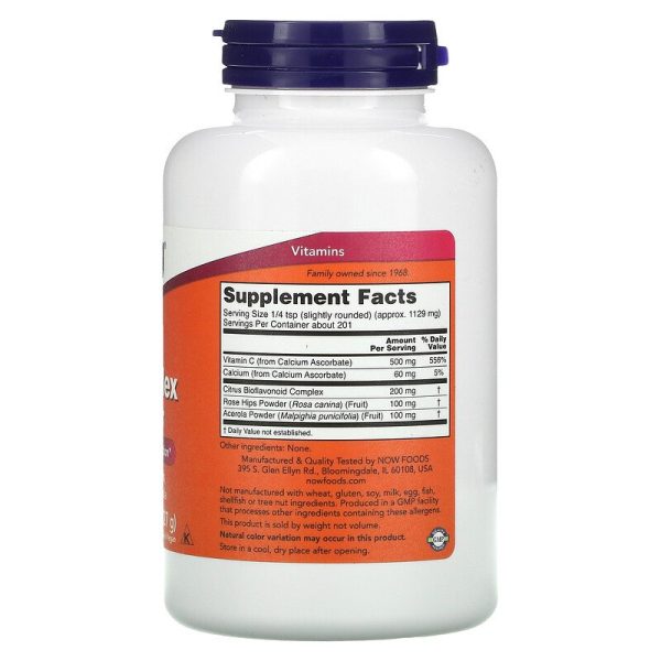 Now Vitamin C-Complex, Buffered Powder 227gm - Image 2