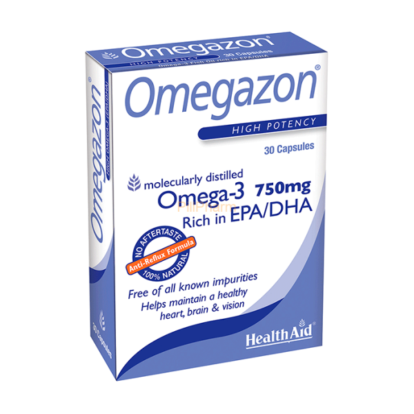 Health Aid Omegazon Capsules (Omega 3 Fish Oil) 30's