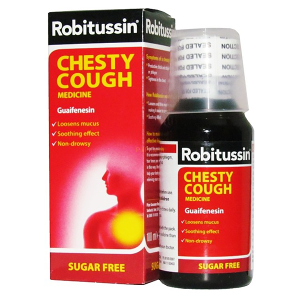 Robitussin Chesty Cough Medicine Sugar Free 250ml
