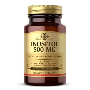 Solgar Inositol 500 mg Vegetable Capsules 100's