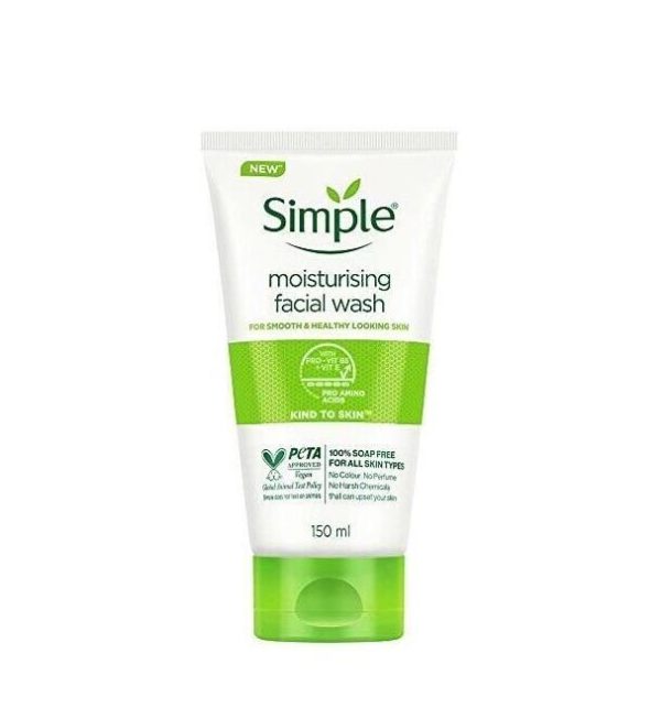 Simple KTS Moisturising Facial Wash (100% Soap Free) 150ml