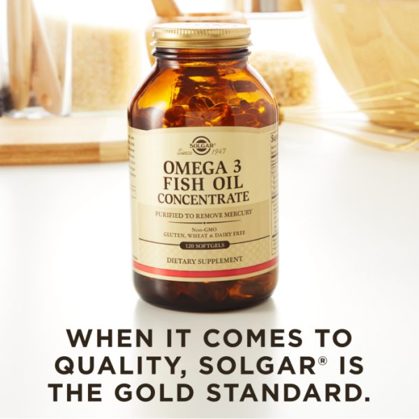 Solgar Omega-3 Fish Oil Concentrate Capsules 120's
