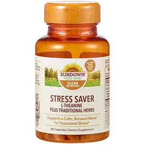Sundown Naturals, Stress Saver L-Theanine Capsules