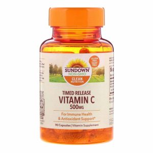 Sundown Naturals, Vitamin C 500 mg Time Release Capsules
