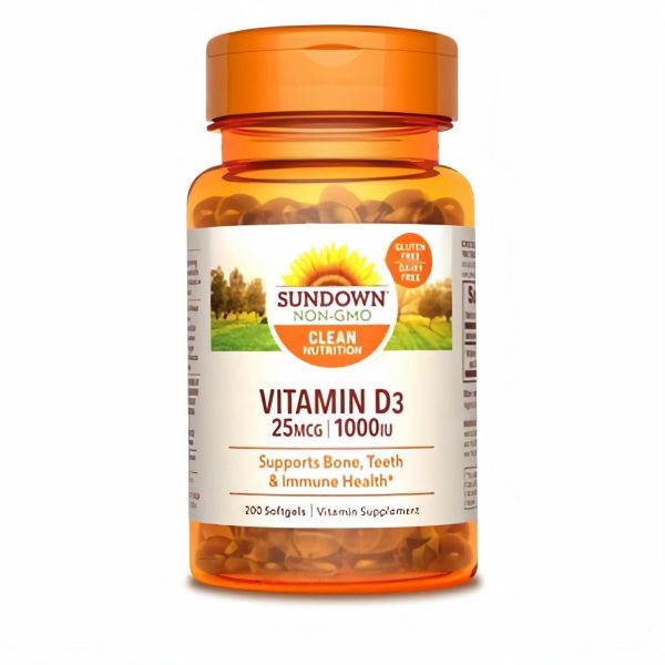 Sundown Naturals, Vitamin D3 1000 IU Softgels