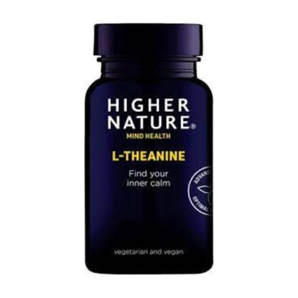 Higher Nature Theanine 100mg Caps 30's