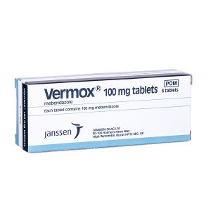 Vermox tablets 100mg 6's