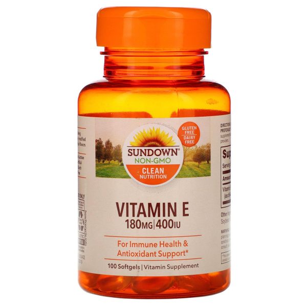 Sundown Naturals, Vitamin E 400 IU Softgels