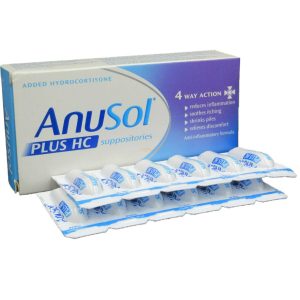 Anusol plus HC suppositories 12 suppositories