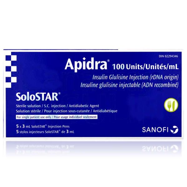 Apidra SoloStar 100 Units/ml 3ml 5's - Image 2