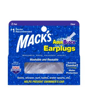 Mack's Aqua Block Ear Plugs - Clear