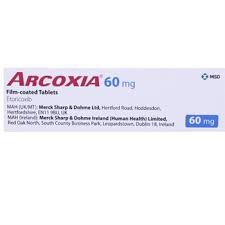 ARCOXIA (Etoricoxib) Tablets 60mg 28's
