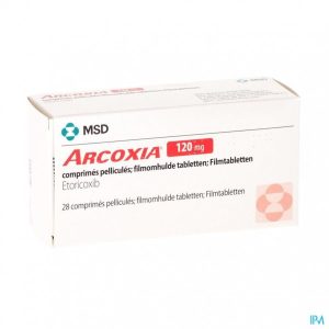 ARCOXIA (Etoricoxib) Tablets 120mg 28's