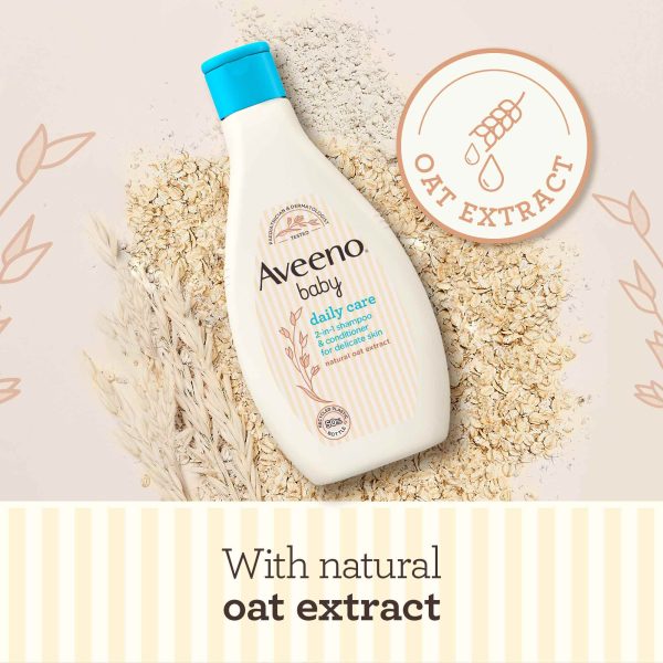 Aveeno BABY Daily Care 2in1 Shampoo & Conditioner 300ml - Image 5