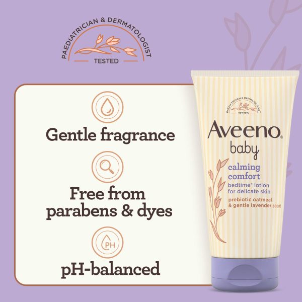 Aveeno BABY Calming Comfort Bedtime Lotion 150ml - Image 2