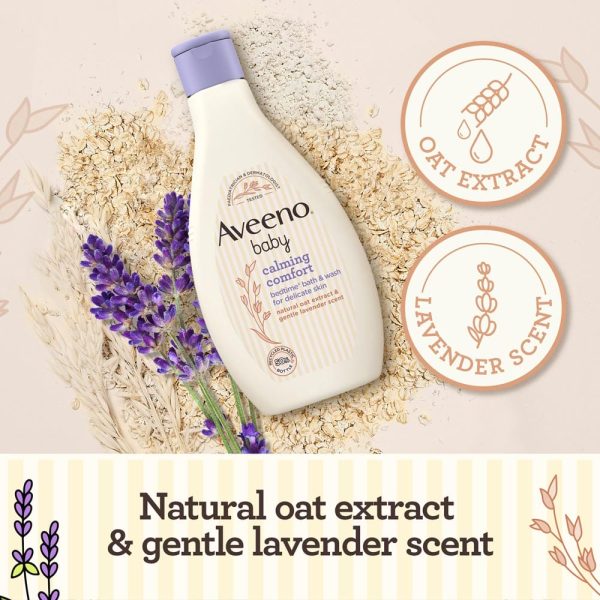 AVEENO Baby Calming Comfort Bedtime Bath & Wash 250ml - Image 3