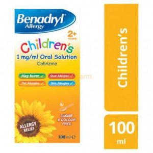Benadryl Allergy Children's 1mg/ml Oral Solution 100ml