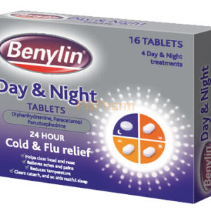 Benylin Day & Night Cold & Flu Relief 16 Tablets