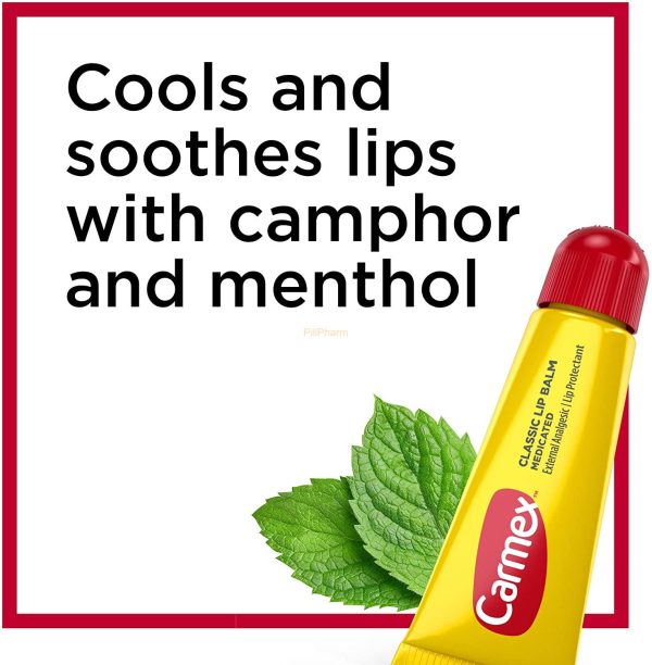 Carmex Classic Medicated Lip balm Tube 10g - Image 2
