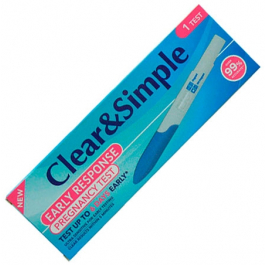 Clear & Simple Pregnancy Midstream Test