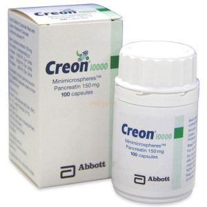 Creon 10,000 i.u Caps 100's