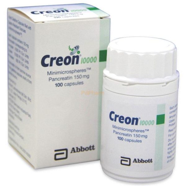 Creon 10,000 i.u Caps 100's