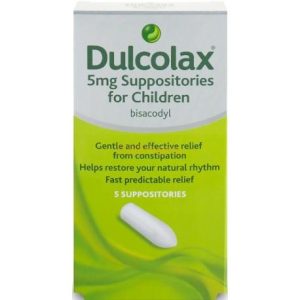 Dulcolax 5mg Suppositories Child 5's